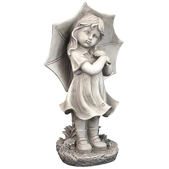 Design Toscano 18&#x22; Sun Shower Susanna Umbrella Girl Statue